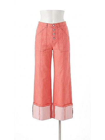 Cinq à Sept Cuffed Benji Pant in Cherry Lemon (view 1)