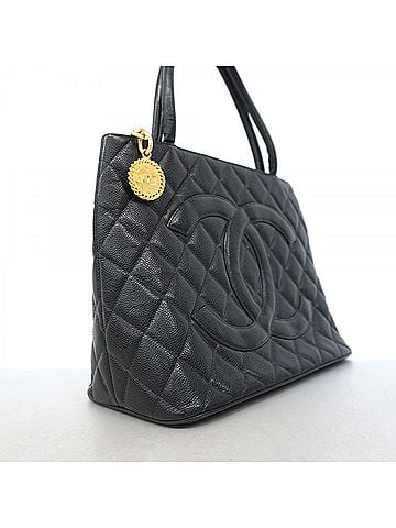 Chanel Chanel Tote Bag, Reissue Tote, Caviar Leather, Black, Women's, P3164629 (view 2)
