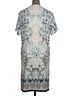 Hale Bob Floral Blue White Casual Dress Size M - photo 2