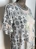 Hale Bob Floral Blue White Casual Dress Size M - photo 4
