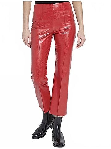 Lyssé Ankle Elysse Pants in Deep Red (view 2)