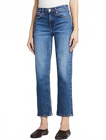 RE/DONE 70s Mid Rise Stove Pipe Jeans in Royal Fade (view 2)
