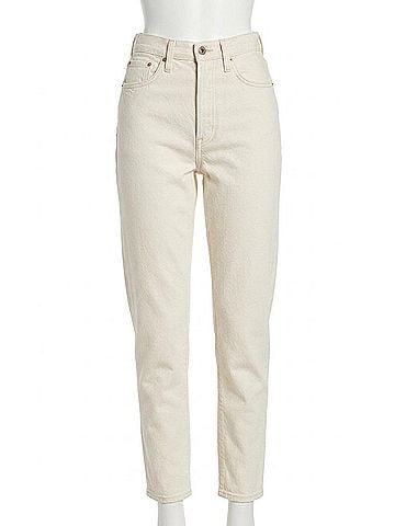 Rag & Bone Women's Boyfriend Jeans in Ecru (view 1)