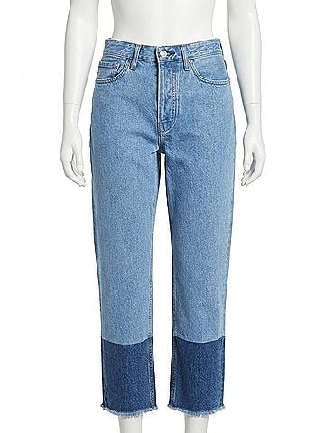 Rag & Bone Women's Boyfriend Jeans in Blue (view 1)