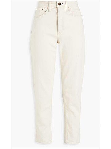 Rag & Bone Women's Boyfriend Jeans in Ecru (view 2)