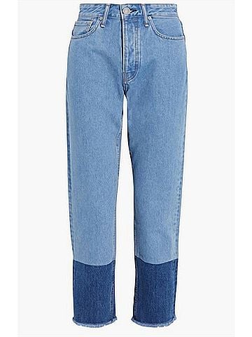 Rag & Bone Women's Boyfriend Jeans in Blue (view 2)