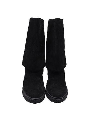 Rene Caovilla René Caovilla Wedge Ankle Boots in Black Suede (view 2)
