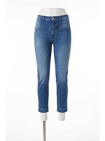 Closed Pedal Pusher Relaxed Jeans in Mid Blue (view 1)