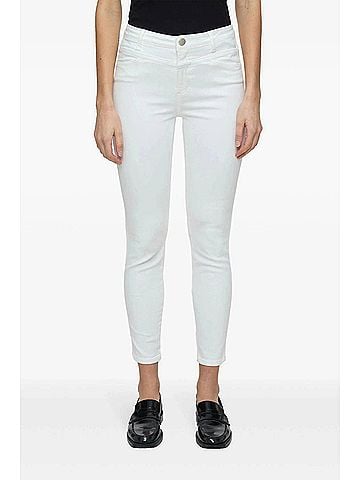 Closed Pusher Skinny-Cut Jeans in White (view 2)