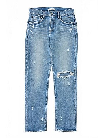 MOUSSY Fairview Slim Straight Jean in Light Blue (view 1)