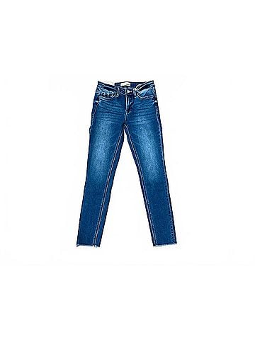 Vervet Colson Mid Rise Skinny Jeans in Medium (view 1)