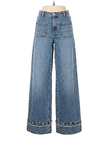 Rag & Bone Marina High Rise Wide Leg Jeans in Liliana (view 1)