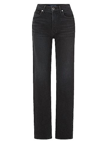 Veronica Beard Leah Straight-Leg Jean in Washed Onyx (view 1)