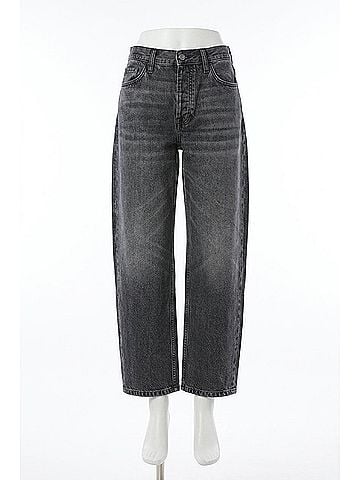 Anine Bing Fritz Jean in Washed Smoke Grey (view 1)