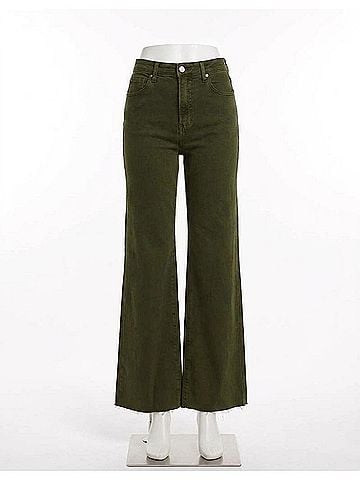 Dear John Fiona Wide Leg Jeans in Pine (view 1)