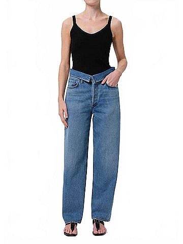 AGOLDE Women's Echo Taper Jean in Shrine (view 2)
