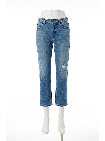 Closed Milo Distressed Jeans in Mid Blue (view 1)