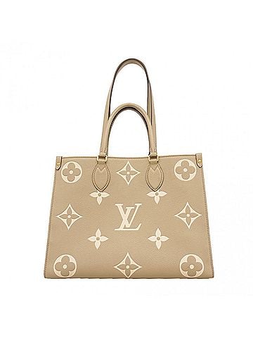 Louis Vuitton Louis Vuitton Monogram Empreinte Bicolor OnTheGo MM Tote Bag M45494 Tourtrell Crème 2-way bag for women P3108386 (view 1)
