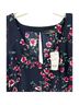 Suzanne Betro 100% Polyester Floral Blue Cocktail Dress Size 2X - photo 3