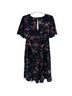 Suzanne Betro 100% Polyester Floral Blue Cocktail Dress Size 2X - photo 5