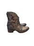 Freebird Damask Gold Black Ankle Boots Size 9 - photo 1