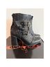Freebird 100% Leather Snake Print Black Ankle Boots Size 6 - photo 5