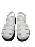 Crocs Solid White Black Sandals Size 10 - photo 5