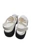 Crocs Solid White Black Sandals Size 10 - photo 2