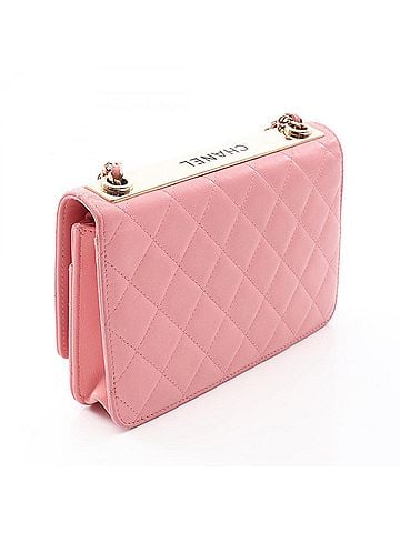 Chanel Chanel Trendy CC Matelassé Shoulder Bag/Handbag, Lambskin Leather, Women's, Pink, A809682 (view 2)