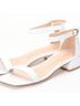 Stuart Weitzman Solid White Sandals Size 8 1/2 - photo 5