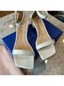 Stuart Weitzman Solid White Sandals Size 8 1/2 - photo 10
