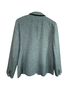 J.Crew Houndstooth Green Blazer Size 12 - photo 2