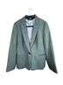J.Crew Houndstooth Green Blazer Size 12 - photo 1