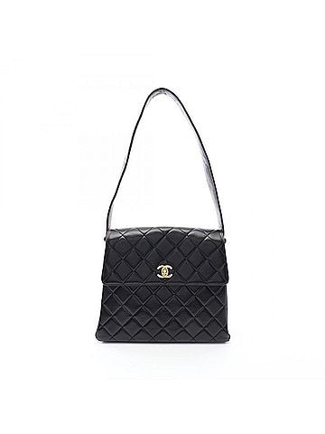 Chanel Chanel Matelassé Shoulder Bag/Handbag, Lambskin Leather, Women's, Black (view 1)