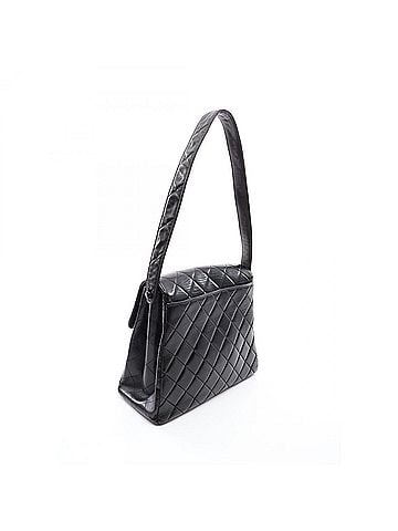 Chanel Chanel Matelassé Shoulder Bag/Handbag, Lambskin Leather, Women's, Black (view 2)