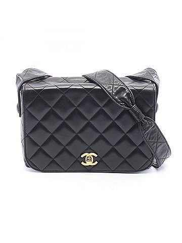 Chanel Chanel Matelassé Shoulder Bag/Handbag, Lambskin Leather, Women's, Black (view 1)