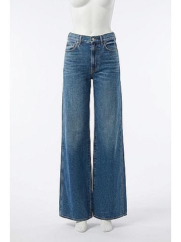Veronica Beard Kasey Mid Rise Flare Jeans in City Stroll (view 1)