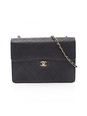 Chanel Chanel Matelassé Shoulder Bag/Handbag, Caviar Leather (Grained Calfskin), Women's, Black (view 1)