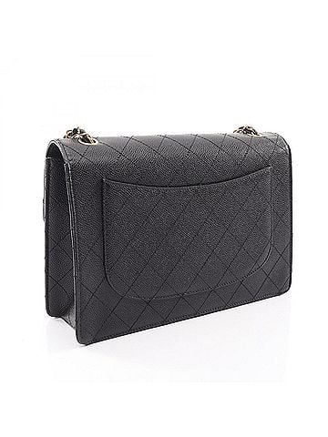 Chanel Chanel Matelassé Shoulder Bag/Handbag, Caviar Leather (Grained Calfskin), Women's, Black (view 2)