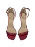 Stuart Weitzman 100% Leather Solid Red Sandals Size 8 - photo 4