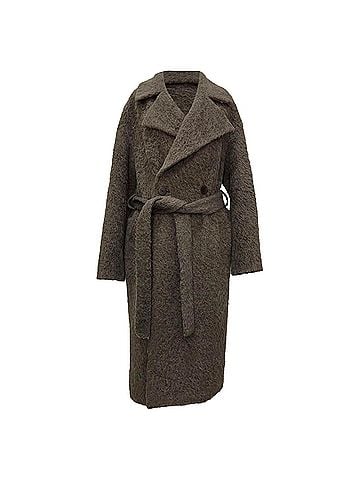 Joseph Joseph Chalon Blanket Coat in Grey Alpaca Wool (view 1)