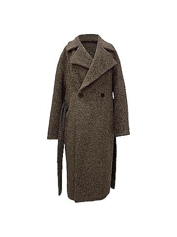 Joseph Joseph Chalon Blanket Coat in Grey Alpaca Wool (view 2)