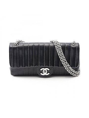 Chanel Chanel Mademoiselle Shoulder Bag/Handbag, Lambskin Leather, Women's, Black (view 1)