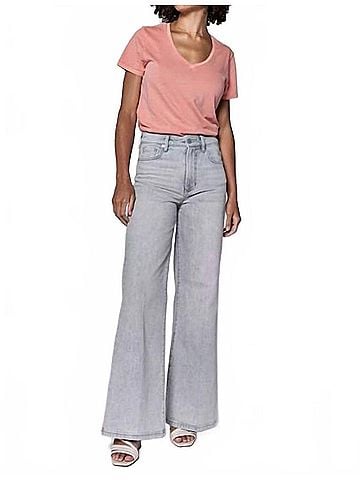 Dear John Fiona High Rise Wide Leg Jeans in Dovey Wash (view 2)