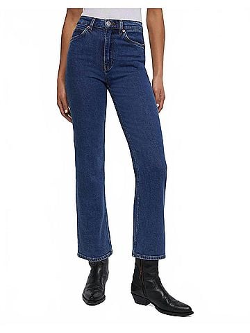 RE/DONE 70s Crop Boot Cut Jean in Faded Rider Wash (view 2)
