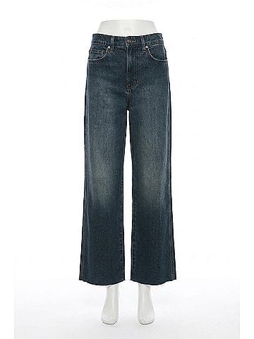 Veronica Beard Taylor Wide Leg Jeans in Rebel Moon (view 1)