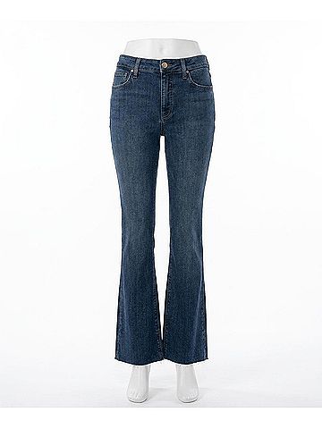 Kut from the Kloth Stella High Rise Flare Jeans in Decent (view 1)