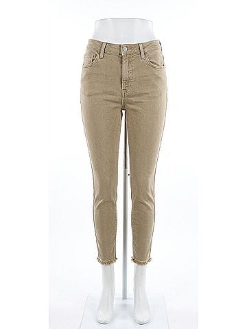 Free People Raw High Rise Jeggings in Sage (view 1)
