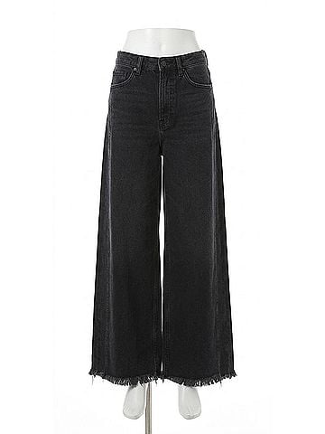 Free People Old West Slouchy Jeans in Panther (view 1)