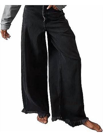Free People Old West Slouchy Jeans in Panther (view 2)
